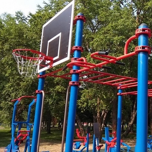 Баскетбольный щит с кольцом для норм ГТО S720 IronKing