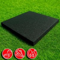 Резиновая плитка 100х100х6см рельефное основание IronBull