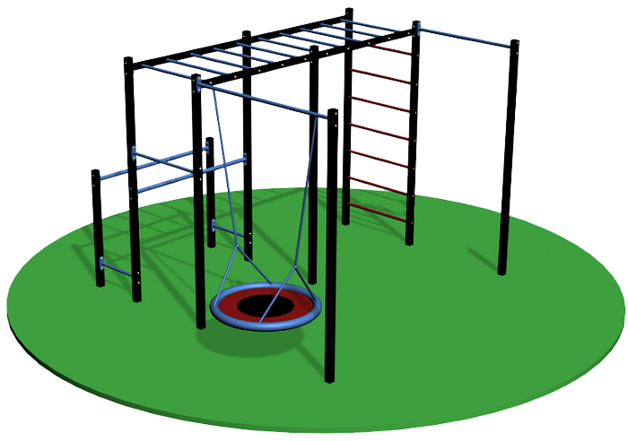 Воркаут площадка для загородного дома или дачи
