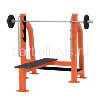 Уличный тренажер Скамья для жима штанги 60кг S201-60 IronKing