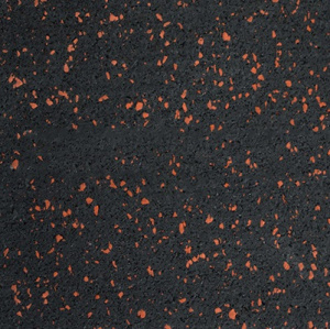 Резиновое покрытие 6мм цвет черно-красный 15% EPDM 00625