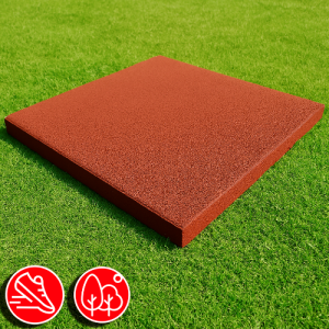 Резиновая плитка 100х100х1,5см терракотовый 06538 IronBull