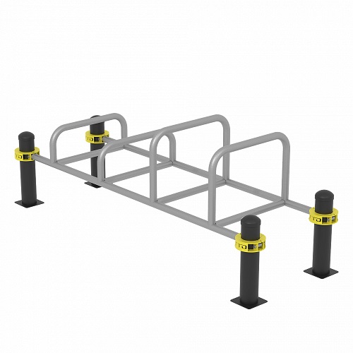 Большие брусья воркаут с упорами для отжиманий для норм ГТО S710 IronKing