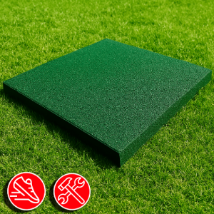 Резиновая плитка 100х100х1,5см зеленый 13435 IronBull