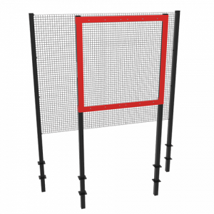 Мишень на стойках квадратная для инвалидов для нормативов ГТО S66 IronKing