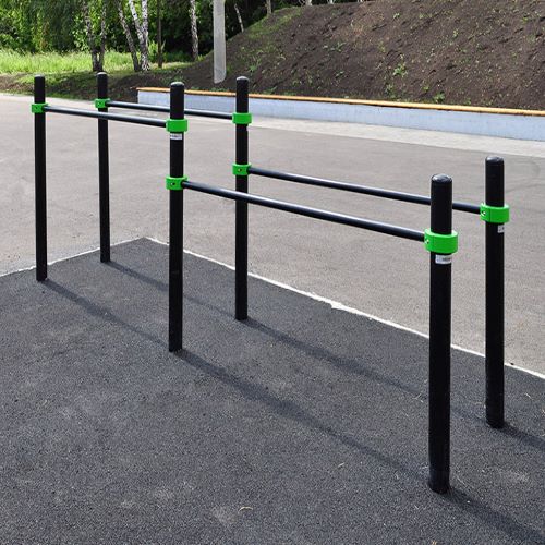 Уличный тренажер Брусья параллельные разноуровневые S83 IronKing