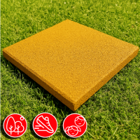 Резиновая плитка 50х50х4см рельефное основание IronBull