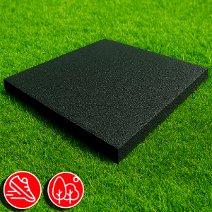 Резиновая плитка 100х100х1,5см черный 06531 IronBull