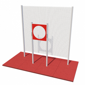 Мишень круглая на стойках для норм ГТО S65 IronKing