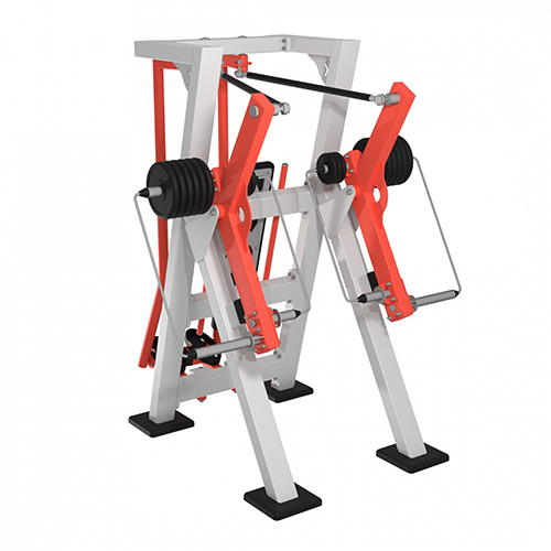 Уличный тренажер Разведение ног с изменяемой нагрузкой S404 IronKing