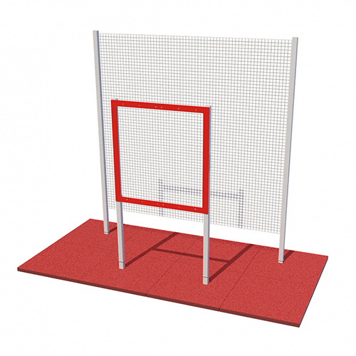 Мишень на стойках квадратная для инвалидов для нормативов ГТО S66 IronKing