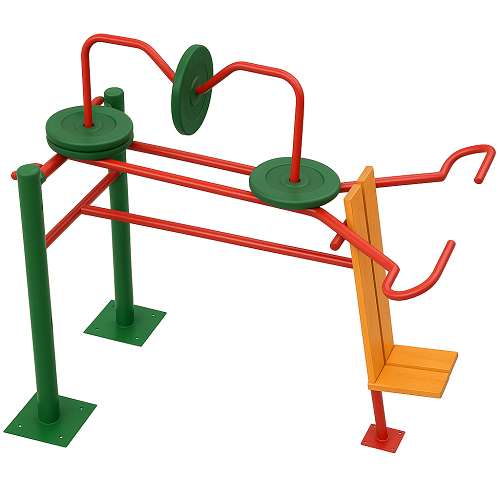 Уличный тренажер Жим вверх с изменяемой нагрузкой УТДИ-1152 Sportout