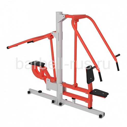 Уличный тренажер Верхняя тяга и жим от груди S1714 IronKing