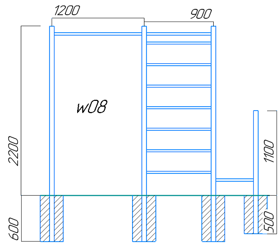 Уличный спортивный комплекс 13585 Sportout