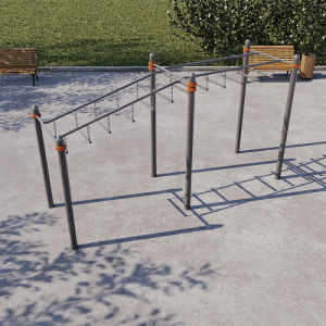 Рукоход уличный с перекладинами УТДИ-1173 Sportout
