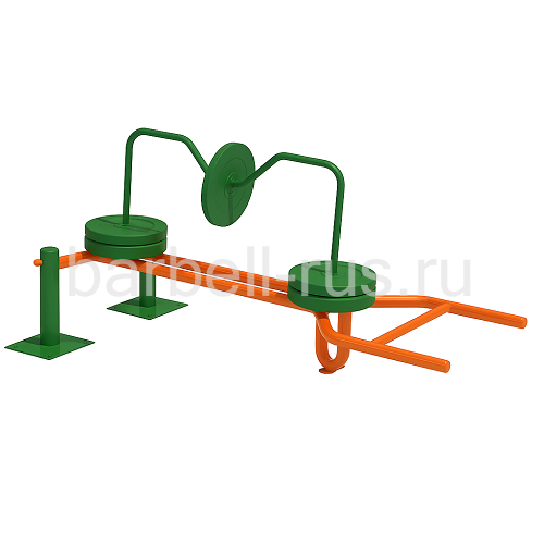 Уличный тренажер Становая тяга с изменяемой нагрузкой УТДИ-1153 Sportout