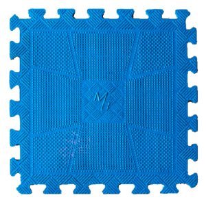 Коврик резиновый 12мм MB-MatCL-12 синий MB Barbell