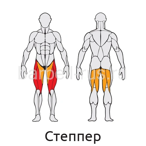 Уличный тренажер Степпер с нагрузкой S517 IronKing