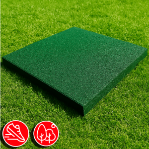 Резиновая плитка 100х100х2,5см зеленый 11341 IronBull