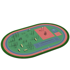 Площадка ГТО 975 кв.м ВФСК-3 Sportout