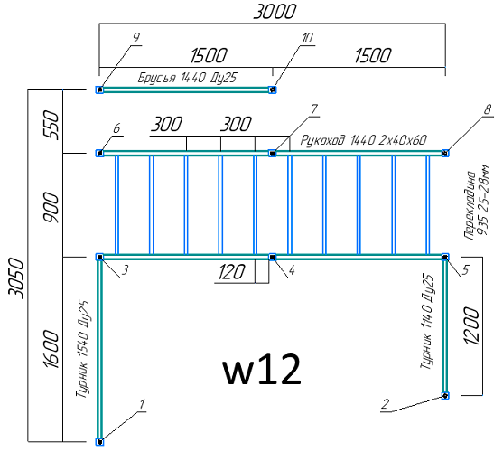 Уличный спортивный комплекс 13591 Sportout