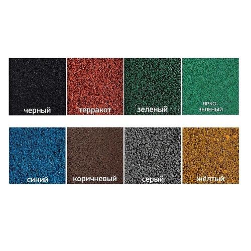 Резиновая плитка 50х50х3см серый 13482 IronBull