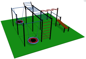Уличный спортивный комплекс 13613 Sportout