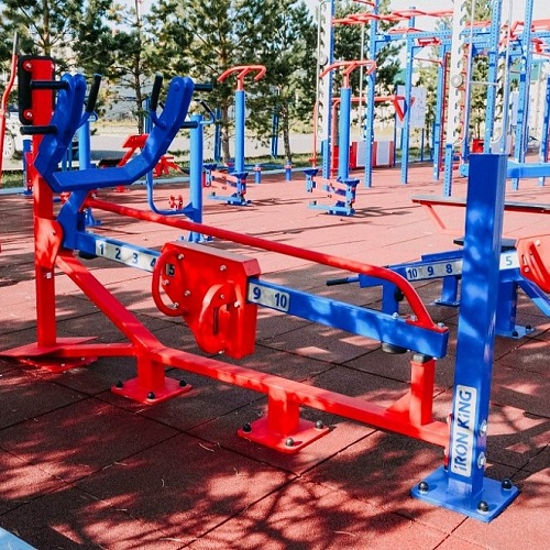 Уличный тренажер Гребная тяга с нагрузкой S306 IronKing