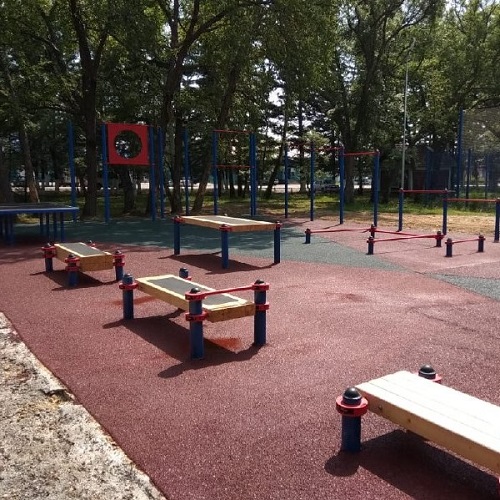 Скамья горизонтальная гимнастическая для фиксации ступней для норм ГТО S72 IronKing