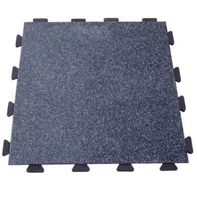 Резиновая плитка 100х100х5см скрытый замок ласточкин хвост IronBull