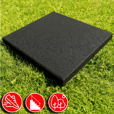 Резиновая плитка 50х50х2см рельефное основание IronBull