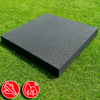 Резиновая плитка 100х100х2см рельефное основание IronBull