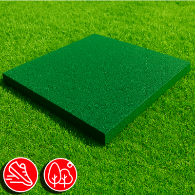 Резиновая плитка 100х100х1,5см рельефное основание IronBull