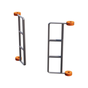 Поручни для подъема с хомутами доп опция УТДИ-1169 Sporttool