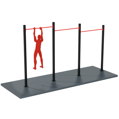 Перекладины разно уровневые для норм ГТО S603 IronKing