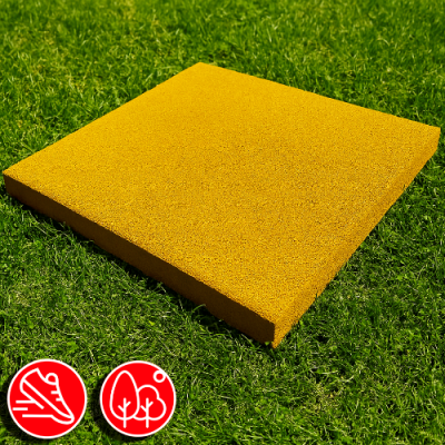 Резиновая плитка 100х100х3см рельефное основание IronBull