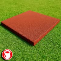 Резиновая плитка 100х100х3см ровное основание IronBull