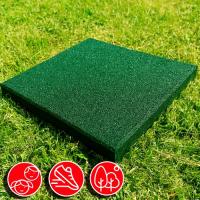 Резиновая плитка 100х100х5см рельефное основание IronBull