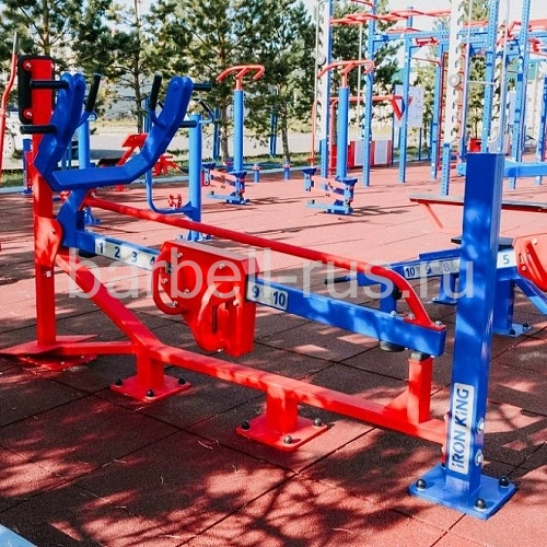 Уличный тренажер Гребная тяга с нагрузкой S306 IronKing