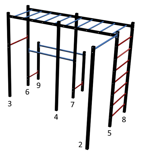 Уличный спортивный комплекс 13590 Sportout