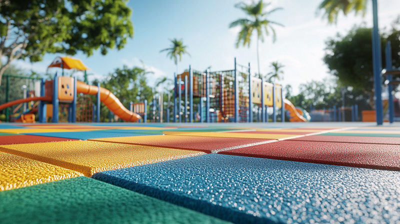 Купить резиновую плитку в Махачкале