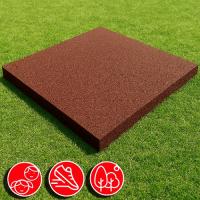 Резиновая плитка 50х50х4,5см рельефное основание IronBull