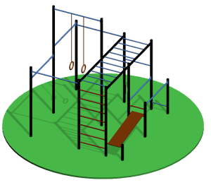 Уличный спортивный комплекс 13596 Sportout