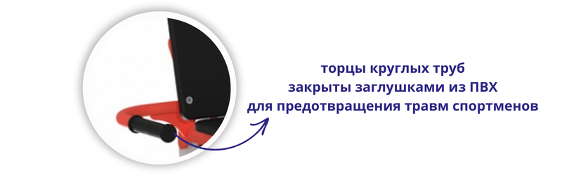 Закрытые торцы труб заглушками из ПВХ