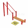 Брусья в подъем со скамьей для параворкаута УТДИ-1136-М Sportout