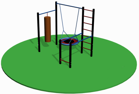 Уличный спортивный комплекс 13600 Sportout