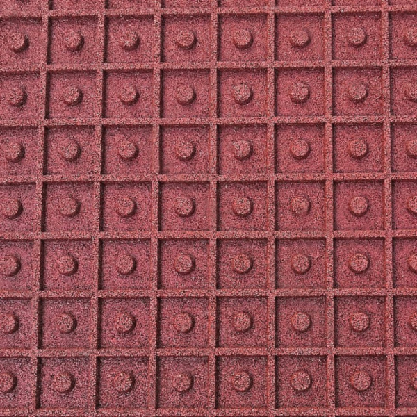 Резиновая плитка 100х100х5см скрытый замок ласточкин хвост коричневый 10119 IronBull