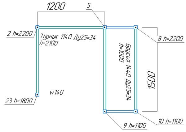 Уличный спортивный комплекс 13600 Sportout
