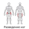 Уличный тренажер Разведение ног с изменяемой нагрузкой S404 IronKing