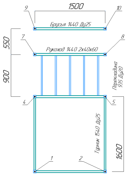 Уличный спортивный комплекс 13586 Sportout